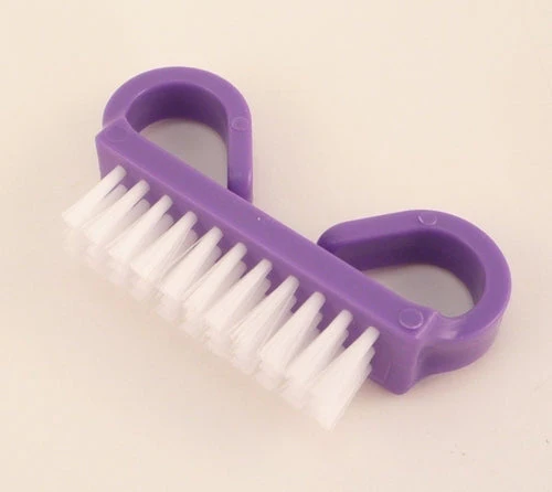 Brush Nail Pruple w/ white bristle 4-1/4 x 1-5/8 in - each