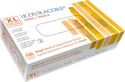 Vinyl Medical Exam Gloves, DuraCore (100) - Image 4