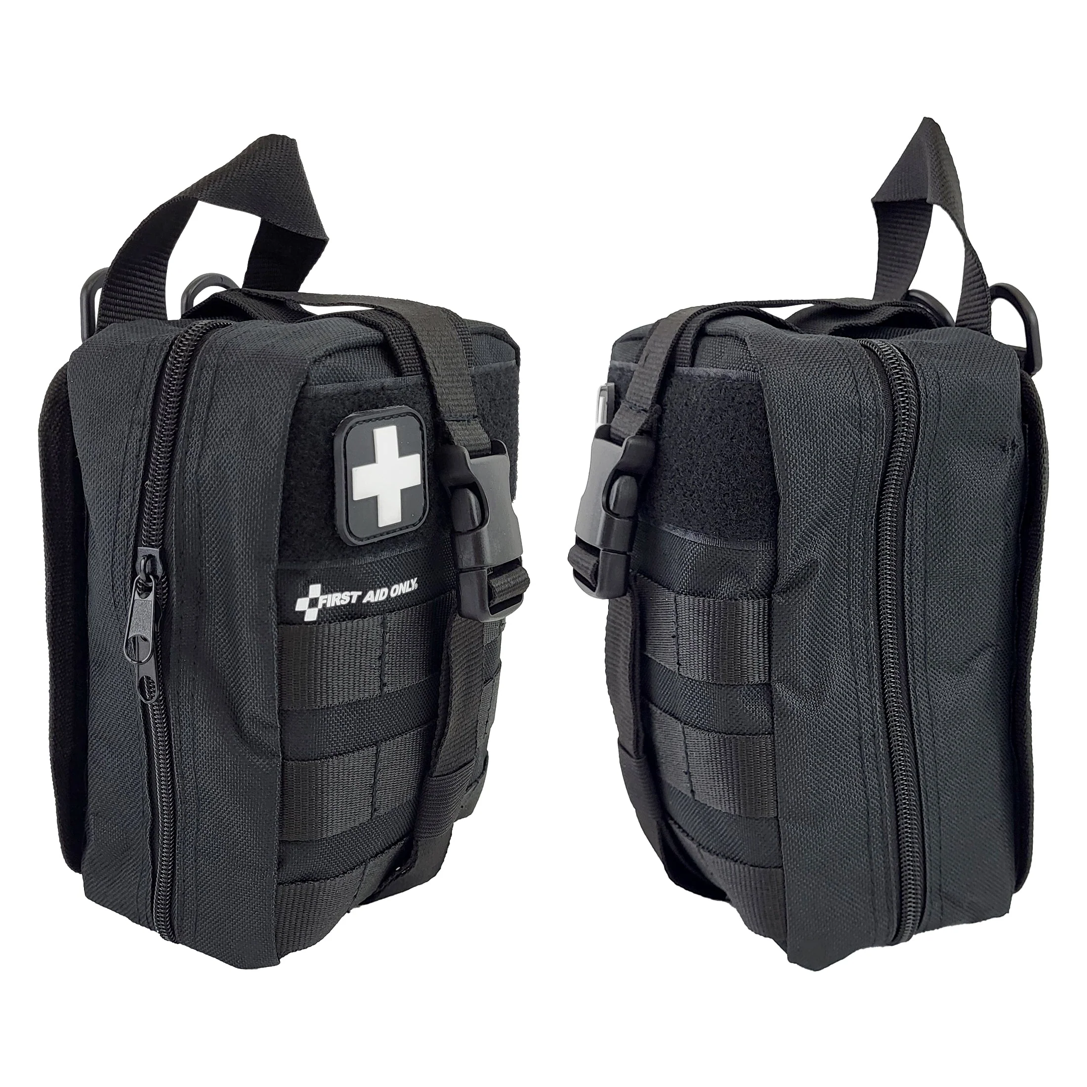 Wearable Tactical IFAK Bag, Black (Empty) - Image 3